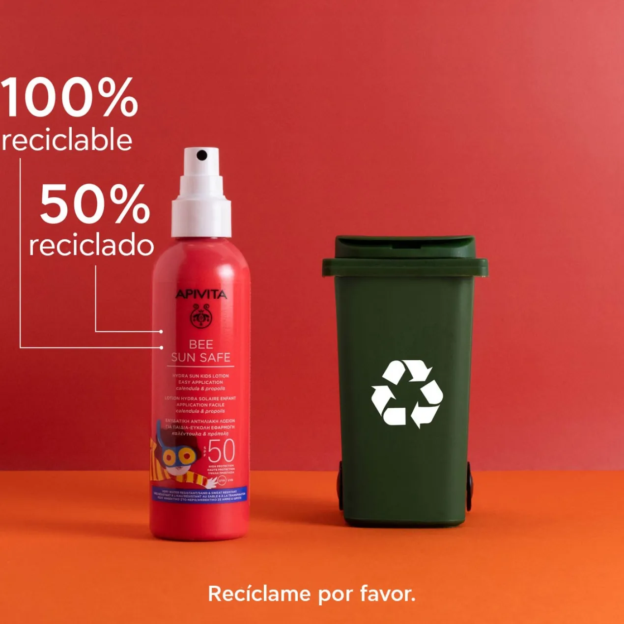 Bee Sun Safe Hydra Sun Spray Protector Solar Infantil SPF50