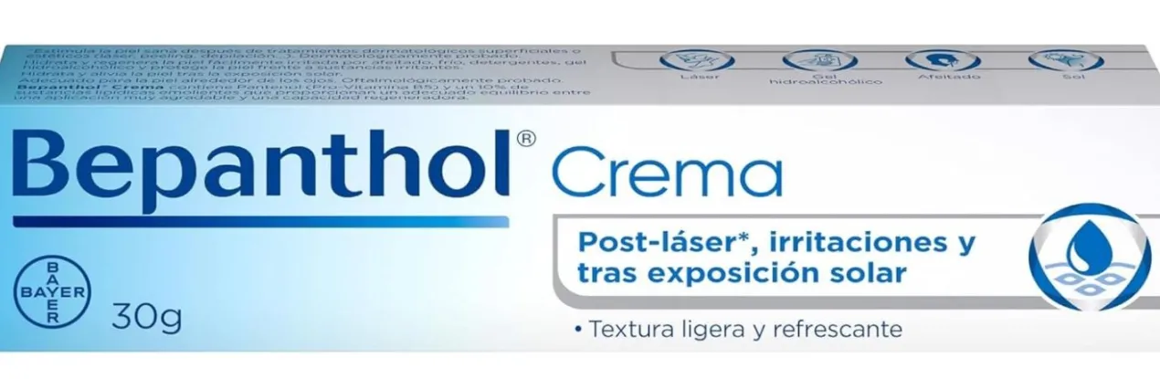 Bepanthol Crema Post-láser, irritaciones y tras exposición solar