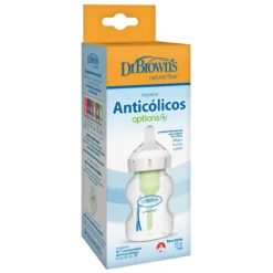 Biberón Anticólicos Options+ Boca Ancha