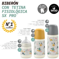 Biberón Tetina Fisiológica Silicona