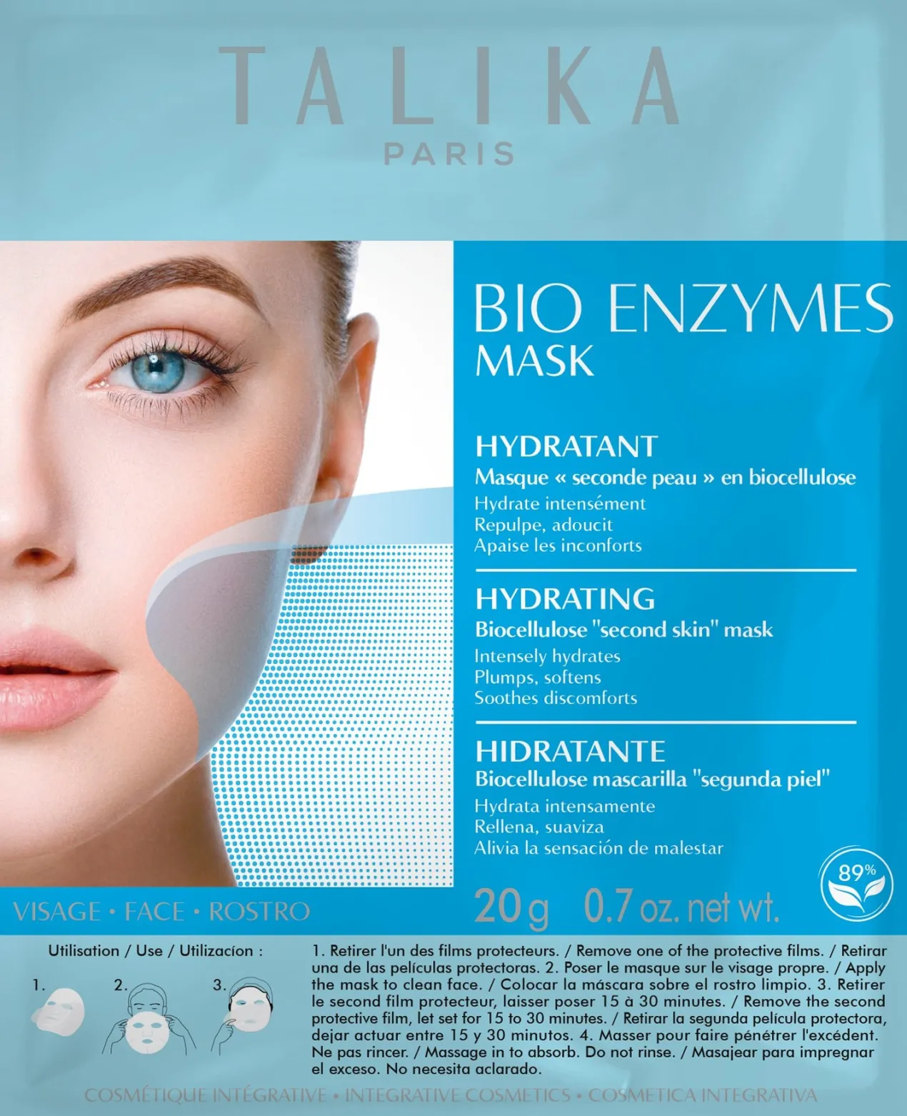 Bio Enzymes Mascarilla Facial Hidratante