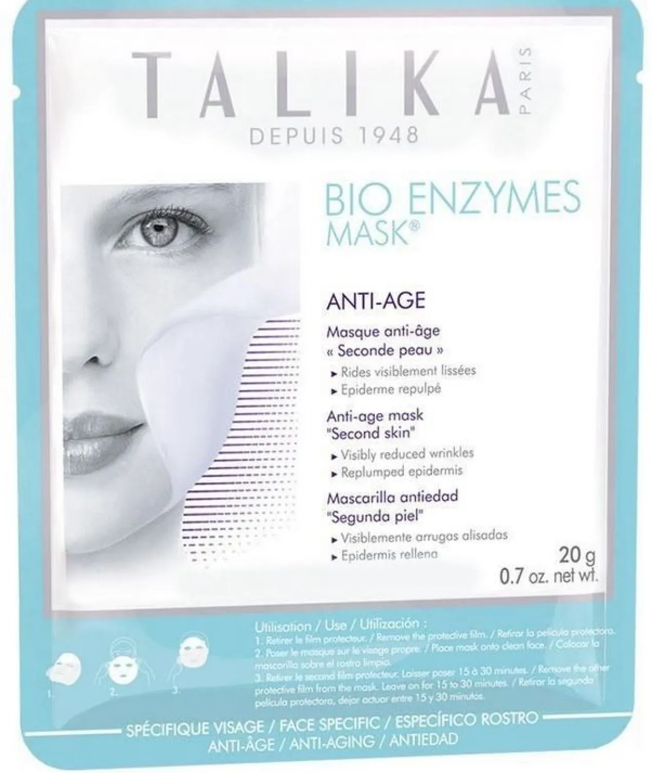 Bio Enzymes Mask Mascarilla Facial Antiedad