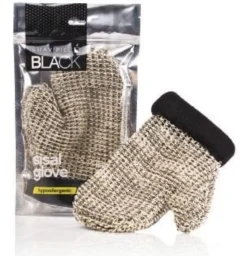 Black Guante Exfoliante Sisal
