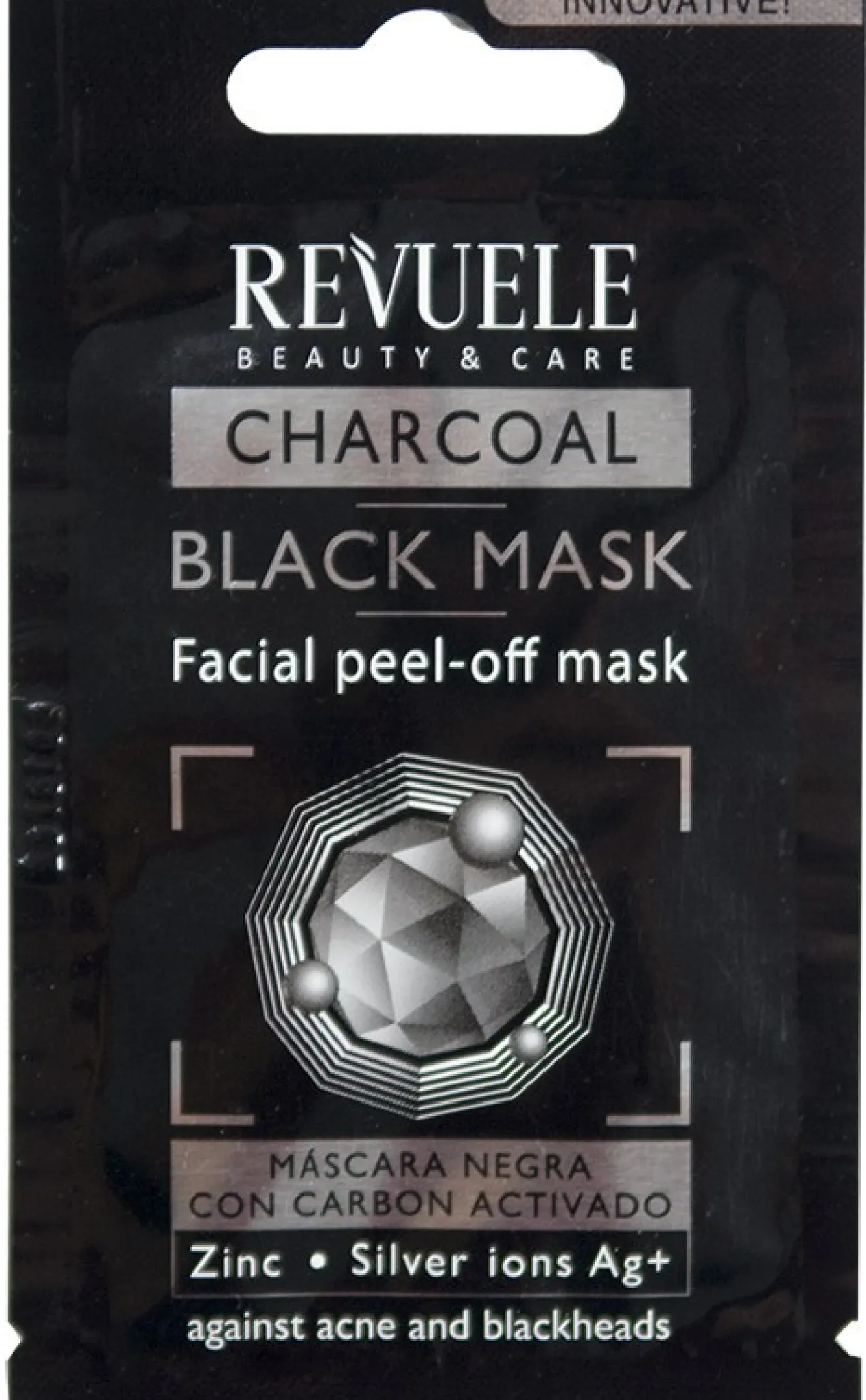 Black mask peel off activated carbon