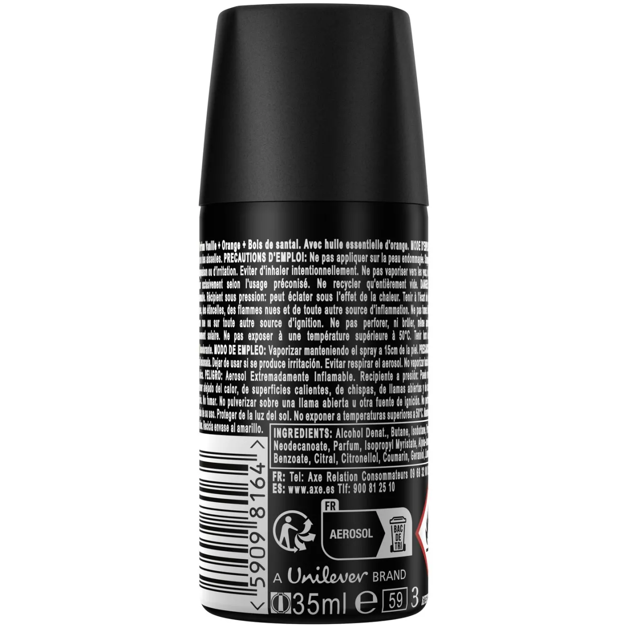 Black Vainilla Desodorante Spray 72 Horas