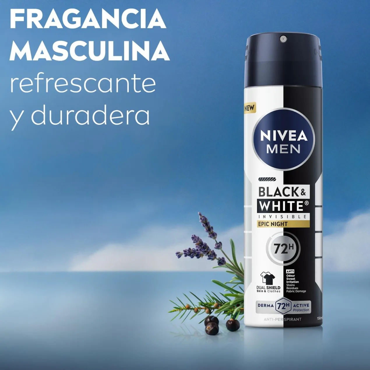 Black & White Epic Night Spray Desodorante Para Hombre