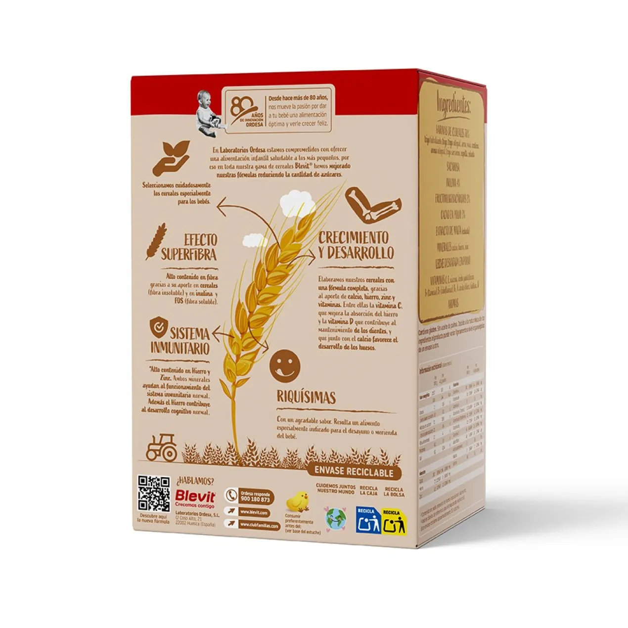 Blevit Superfibra 8 Cereales y Cacao