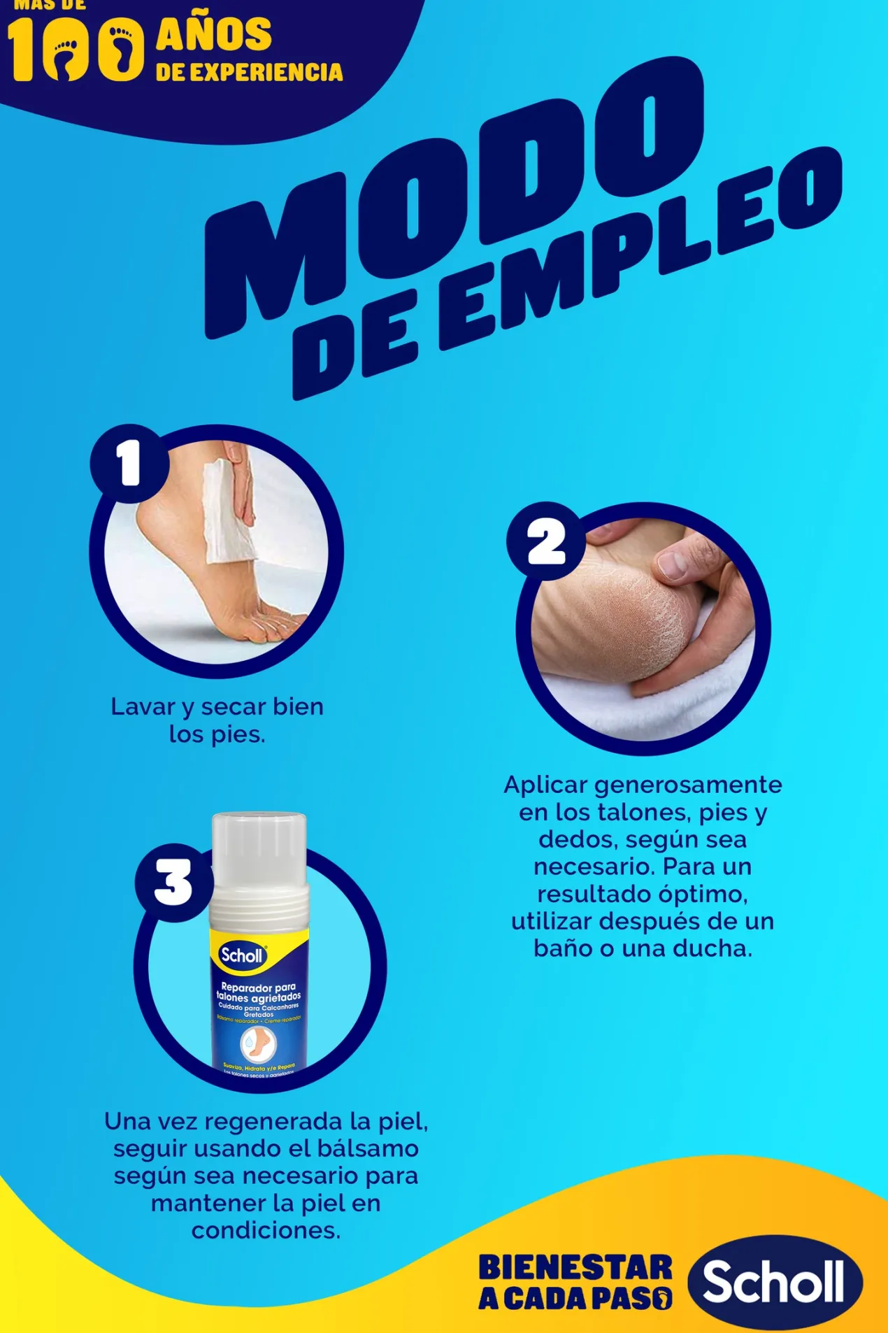 Bálsamo en Barra Reparador de Talones Agrietados