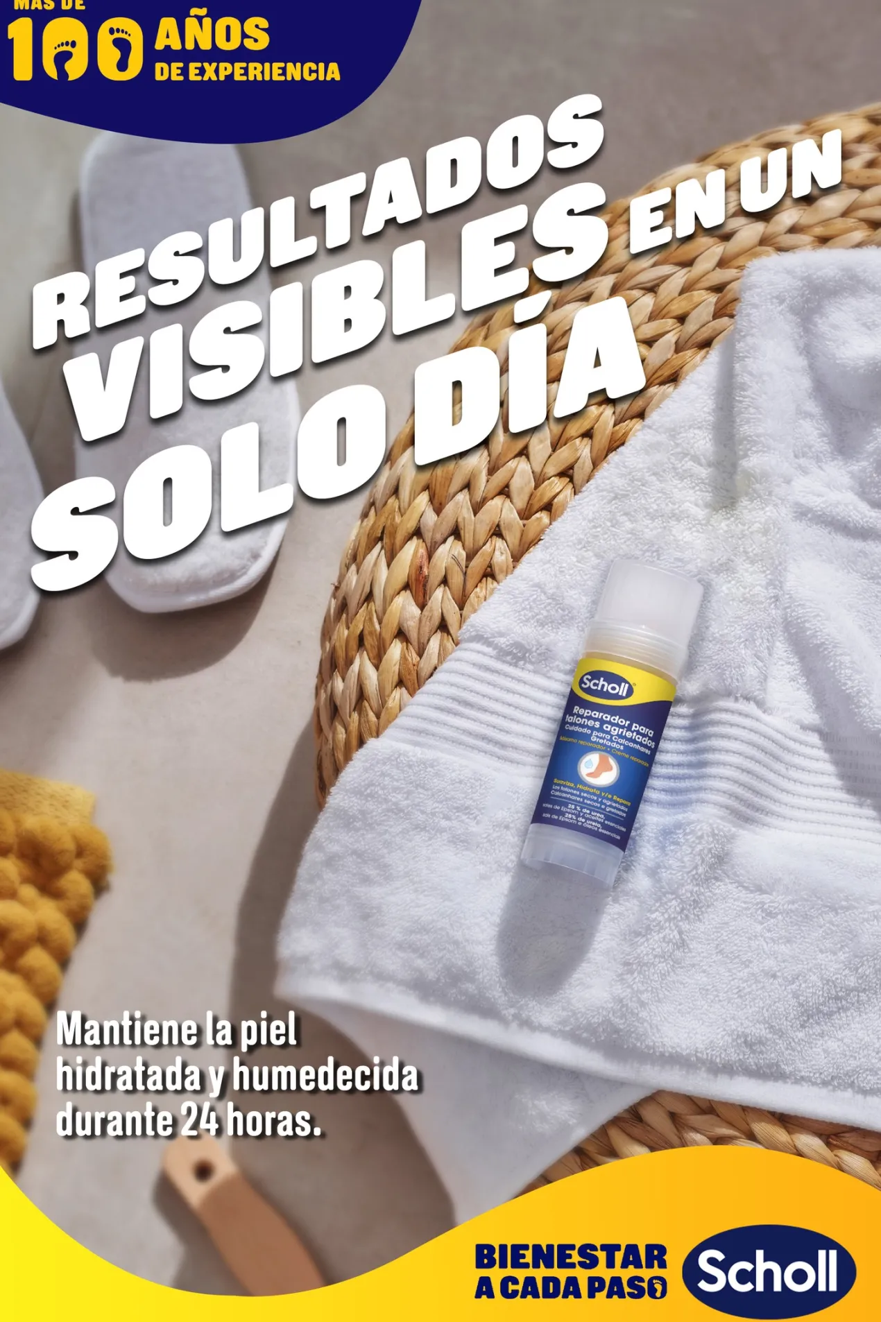 Bálsamo en Barra Reparador de Talones Agrietados