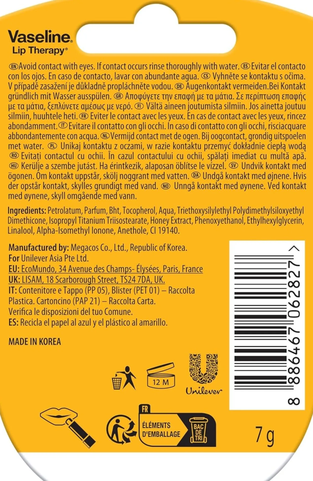 Bálsamo Labial Nutritivo Queen Bee
