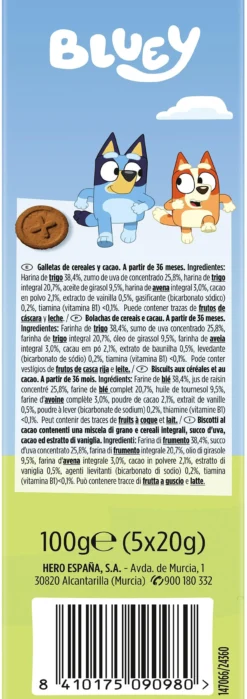 Bluey Galletas de Cacao