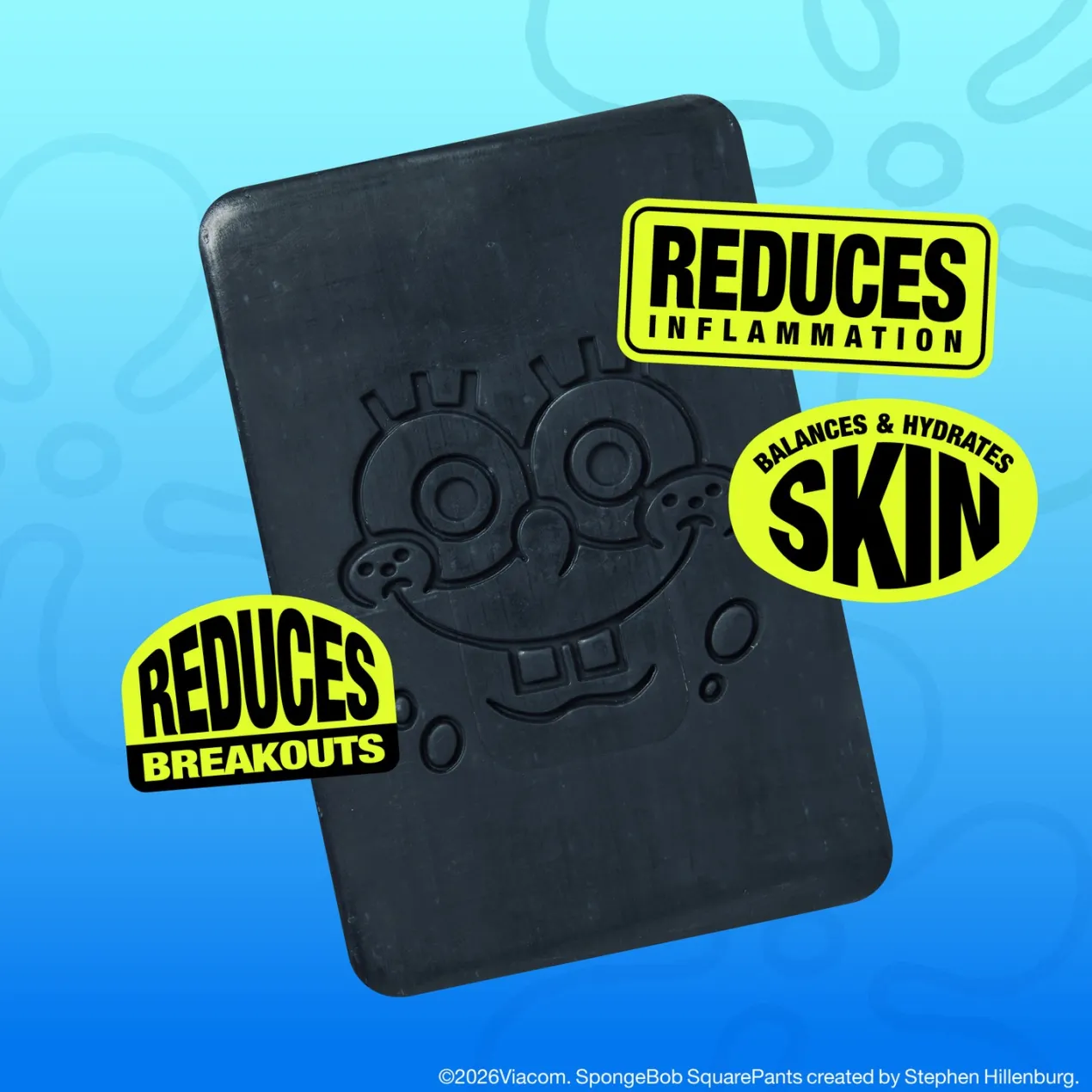 Bob Esponja Edición Limitada Anti-Breakout Facial Cleansing Bar Jabón Facial