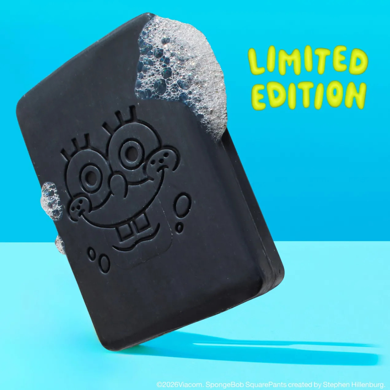Bob Esponja Edición Limitada Anti-Breakout Facial Cleansing Bar Jabón Facial