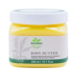 Body Butter Hidratante con Cúrcuma, Manteca de Karité y Vitamina E