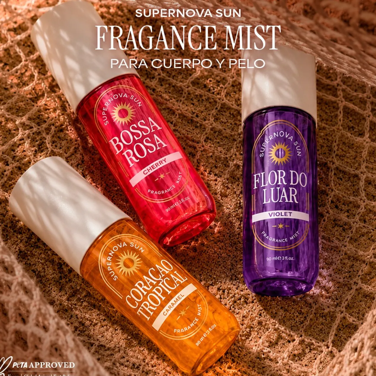 Body Mist Perfumado Flor Do Luar Violet