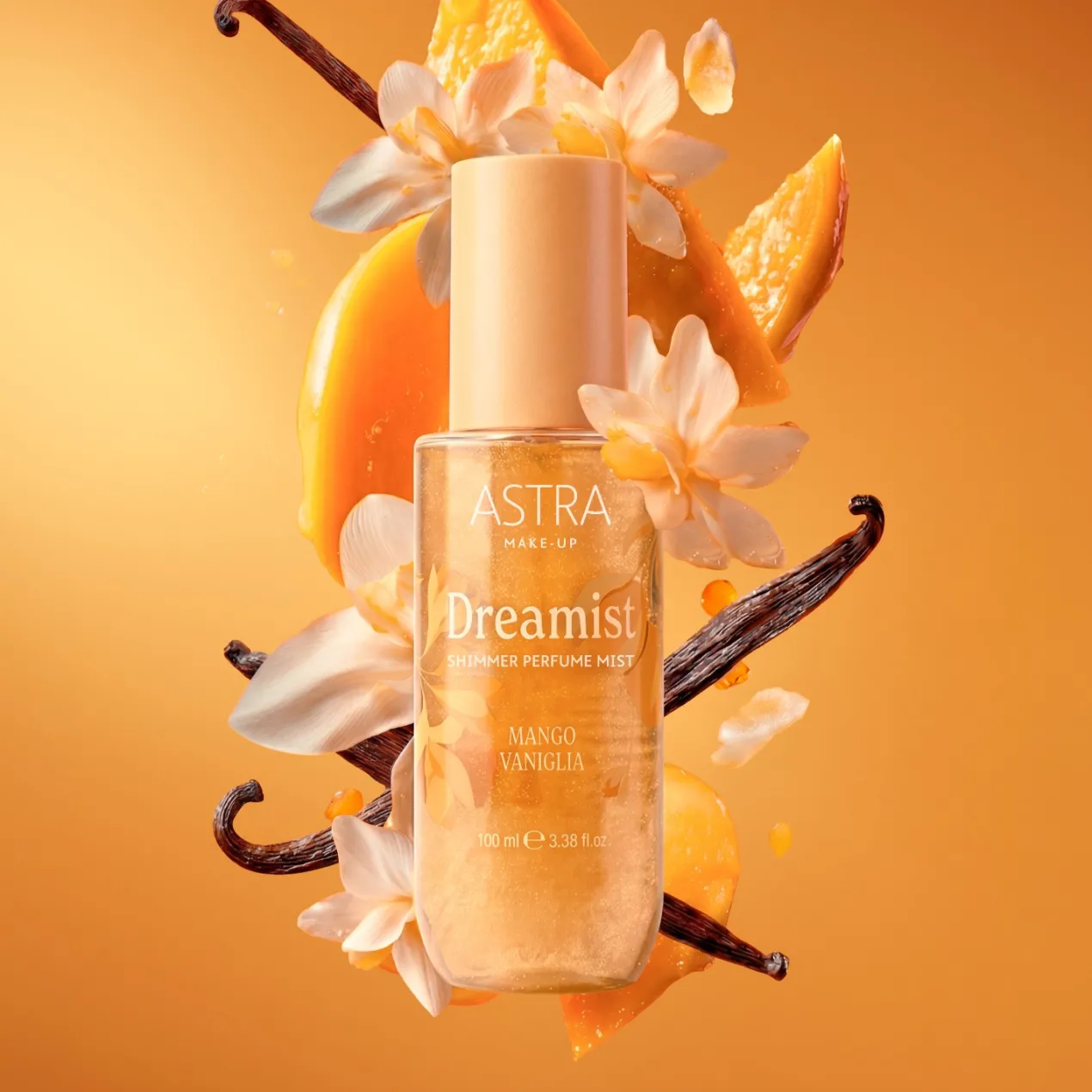 Body Mist Shimmer Dreamist Mango & Vaniglia