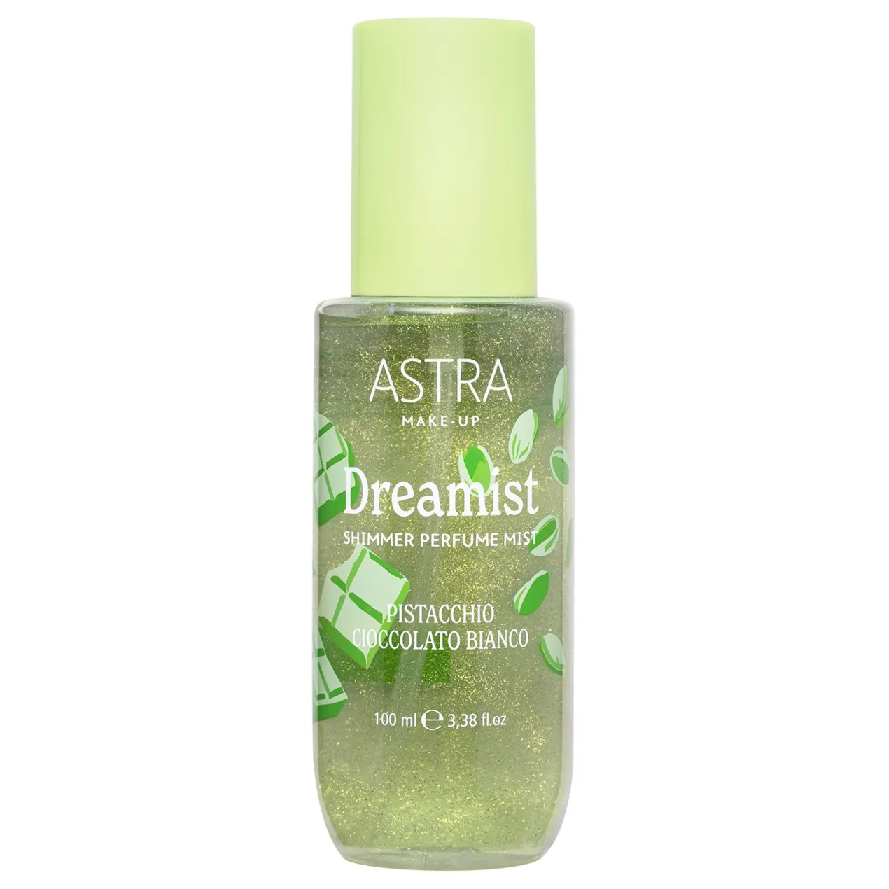 Body Mist Shimmer Dreamist Pistacchio & Cioccolato Bianco