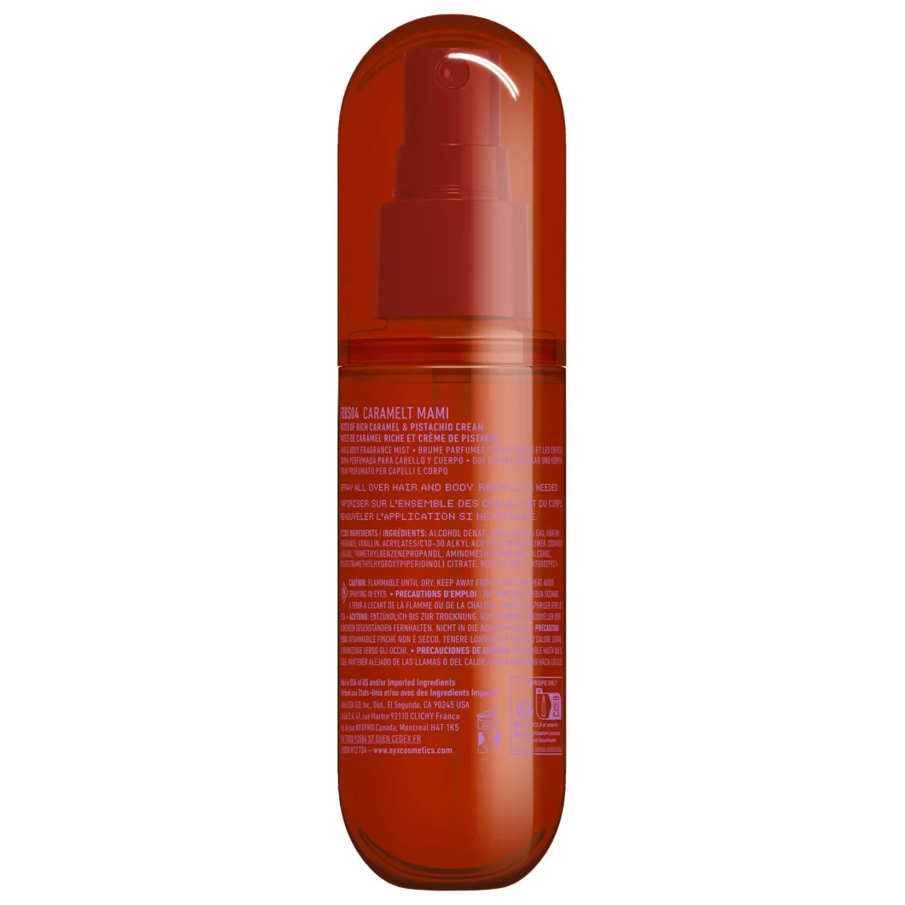 Body Spray Caramelt Mami
