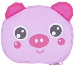 Bolsa Plegable de Tela Animales Cerdo