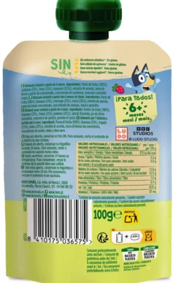 Bolsita Mi Fruta de Plátano y Fresa Hero Nanos