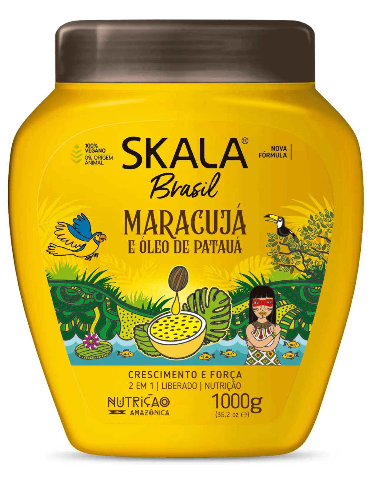 Brasil Crema Acondicionadora con Maracuyá y Aceite de Patauá