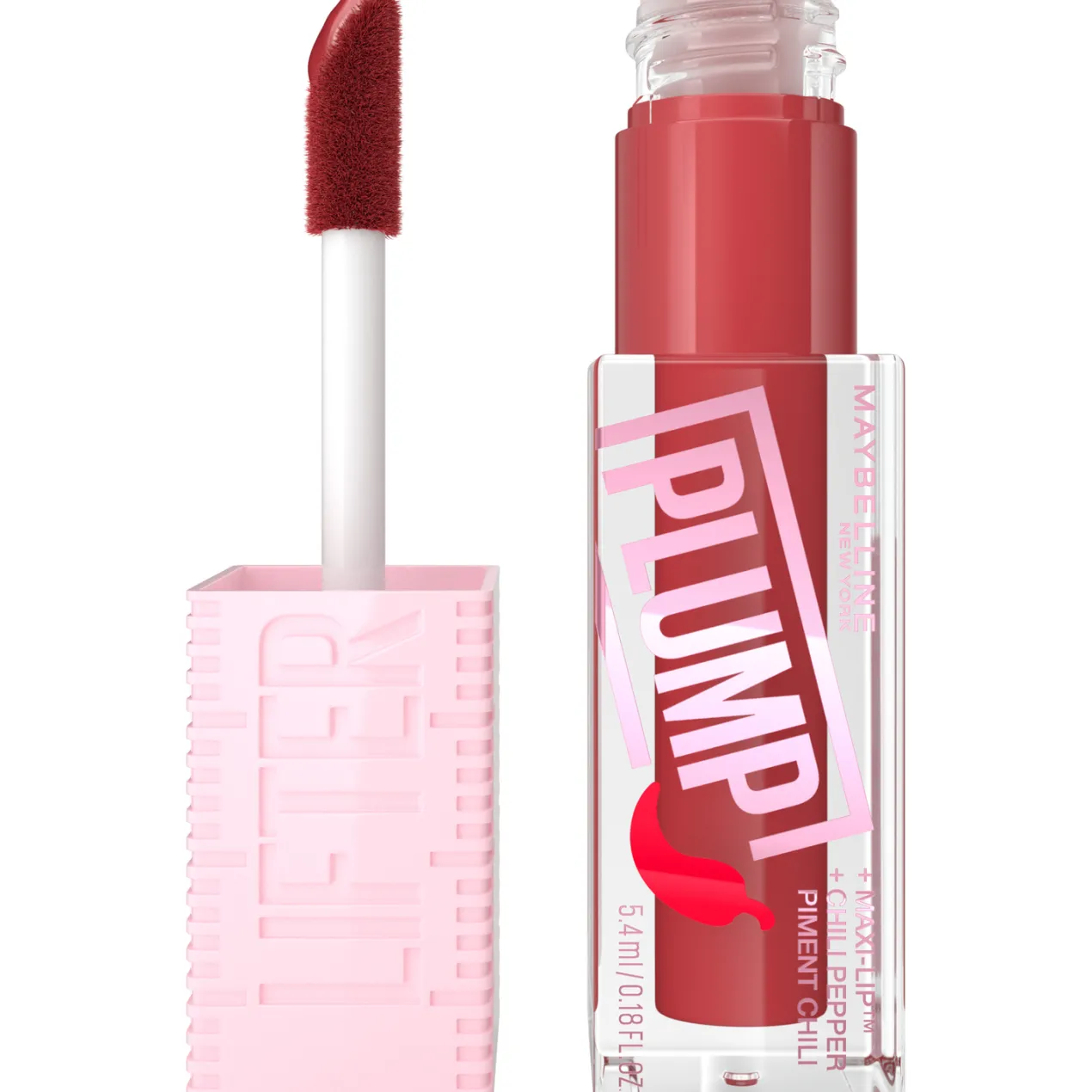 Brillo de Labios Lifter Plump con Chili Pepper y Ácido hialurónico