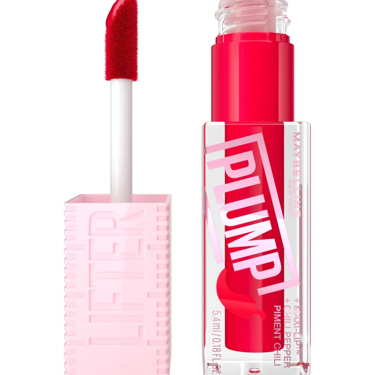 Brillo de Labios Lifter Plump con Chili Pepper y Ácido hialurónico