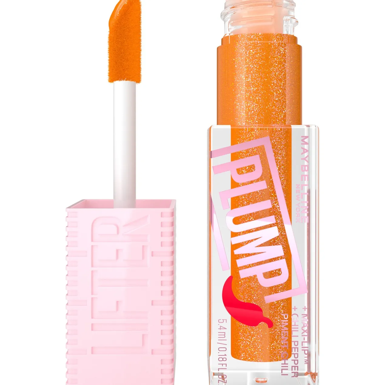 Brillo de Labios Lifter Plump con Chili Pepper y Ácido hialurónico