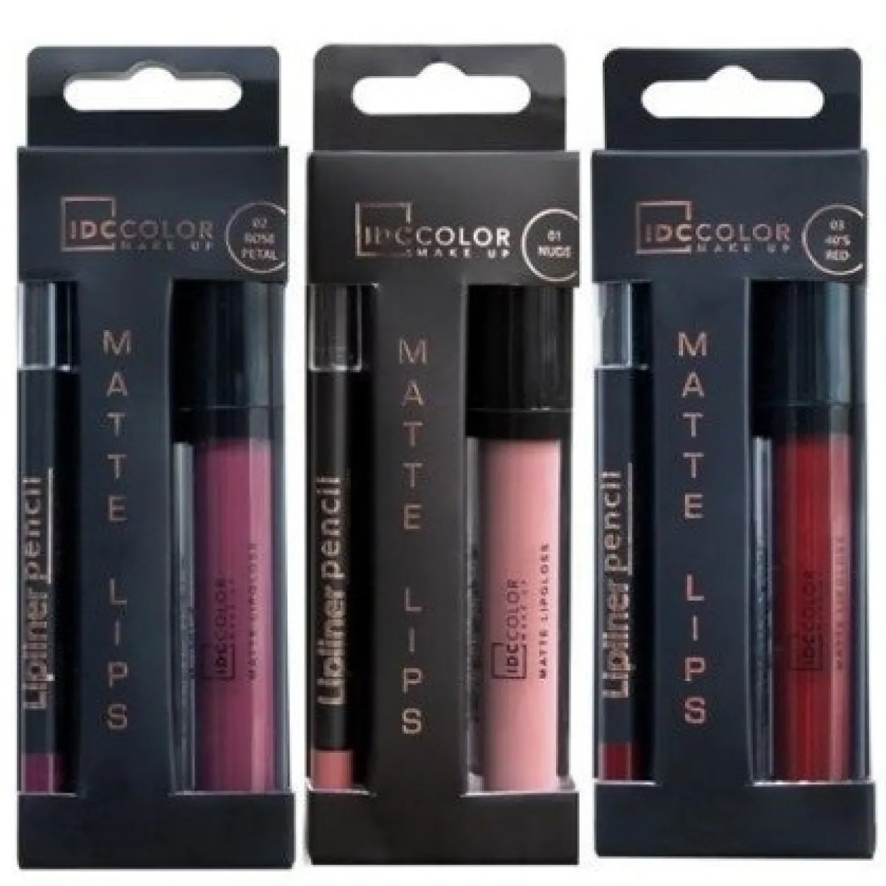 Brillo de Labios Mate & Delineador de Labios