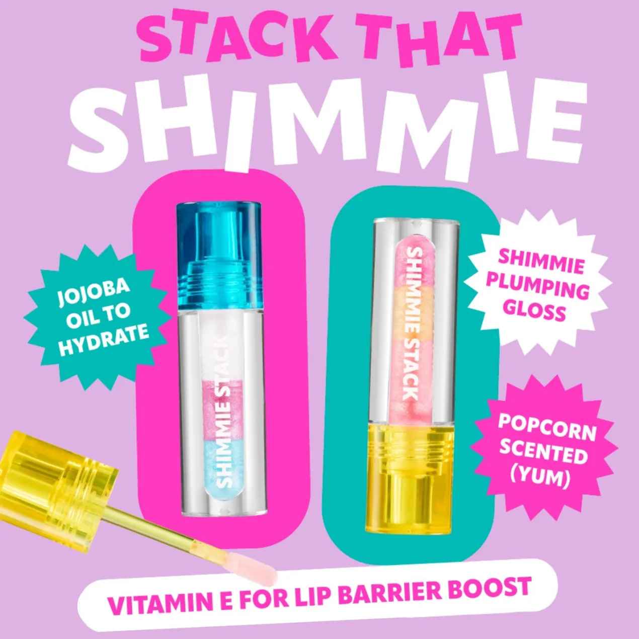 Brillo de Labios Shimmie Lip Gloss Stack