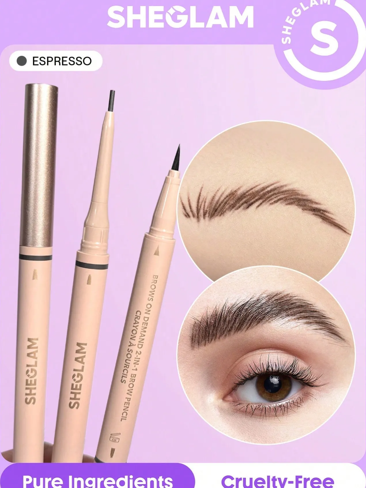 Brows On Demand lápiz de cejas 2en1