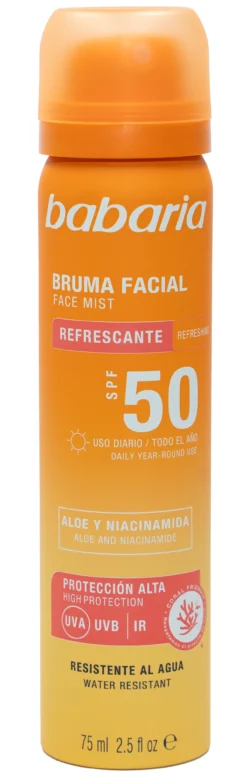 Bruma Facial Refrescante SPF50