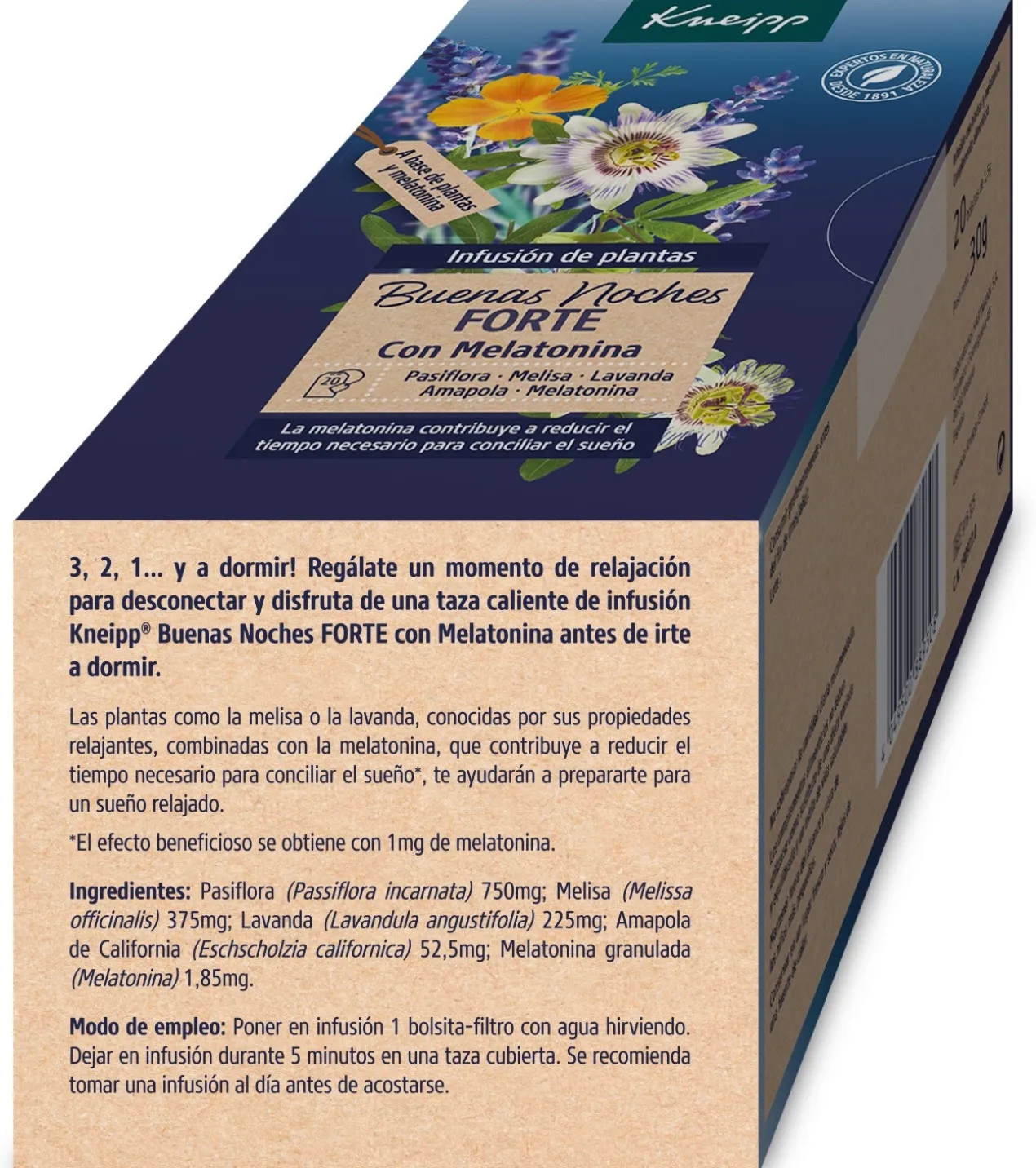 Buenas Noches Forte con Melatonina Infusión