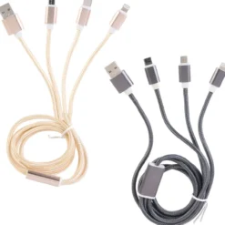 Cable USB 3 en 1 MICRO USB-T C