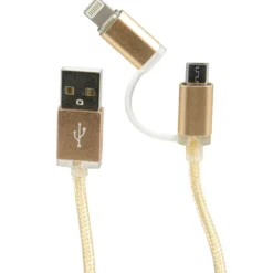 Cable USB 2en1 Micro USB
