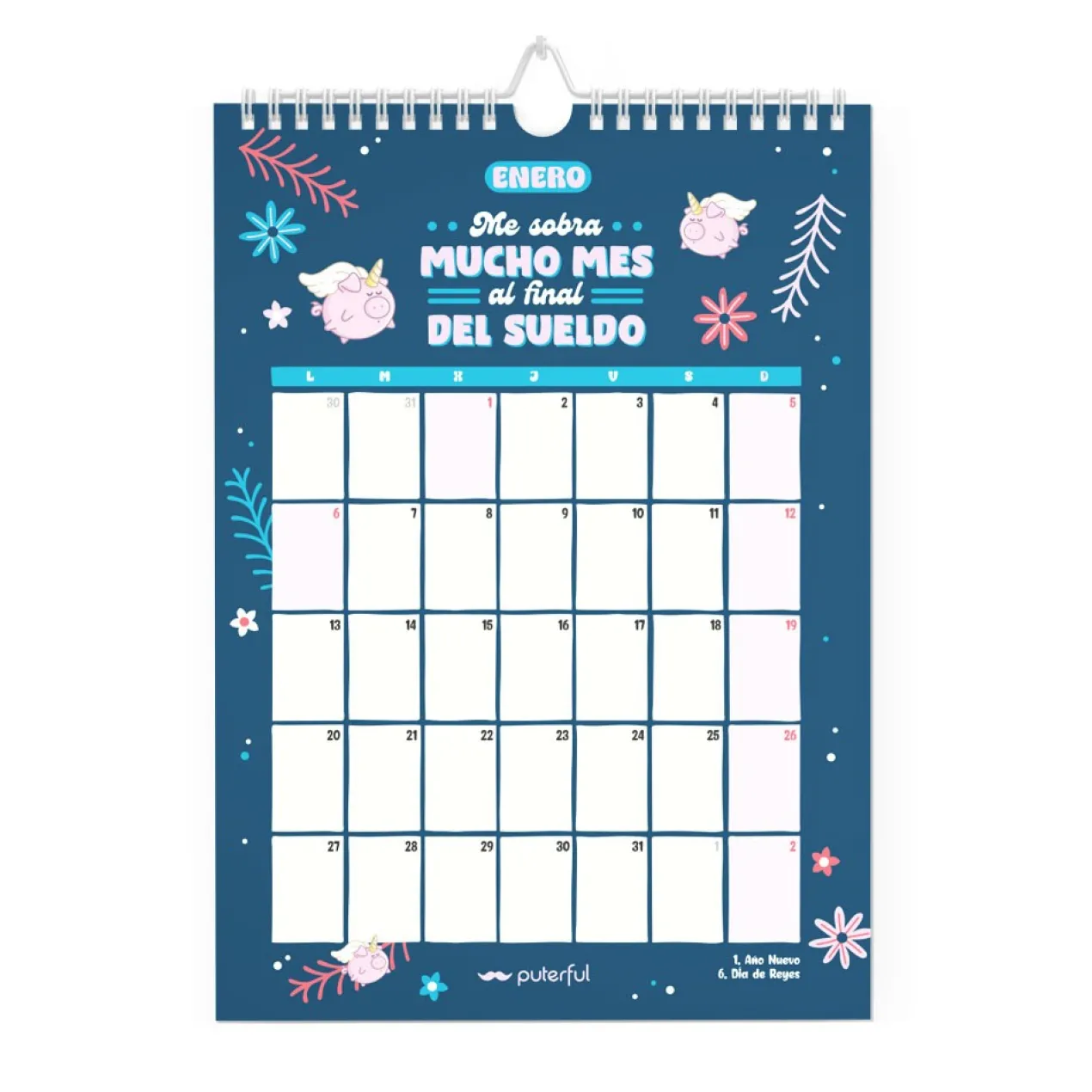 Calendario de Pared 2025 - Una Lloradita y a Seguir