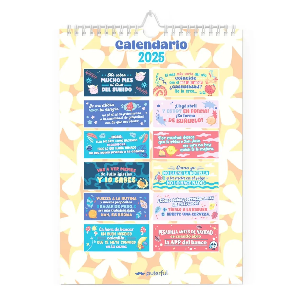 Calendario de Pared 2025 - Una Lloradita y a Seguir