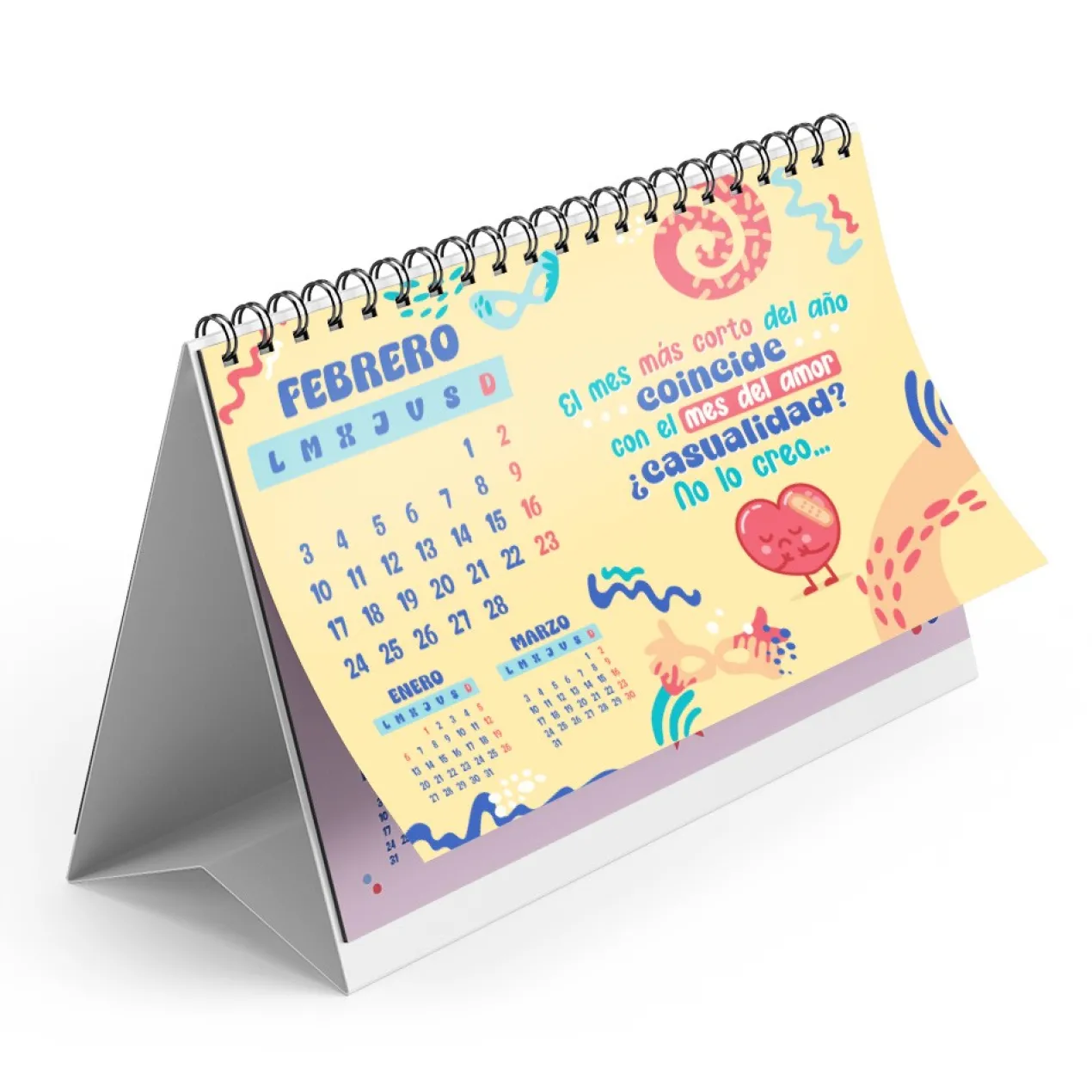 Calendario Sobremesa 2025 Una Lloradita y a Seguir