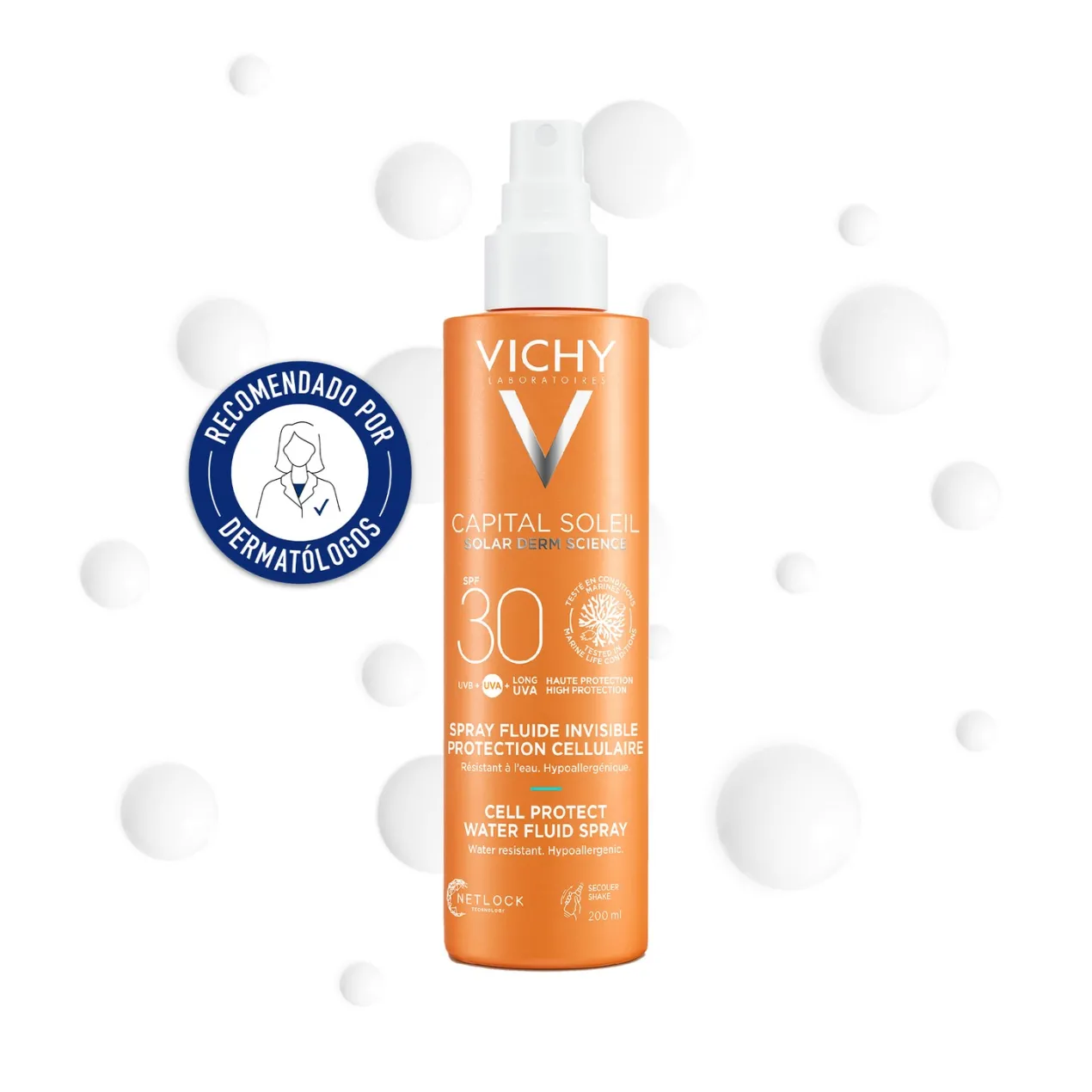 Capital Soleil Cell Protect Spray Fluido Invisible SPF50+