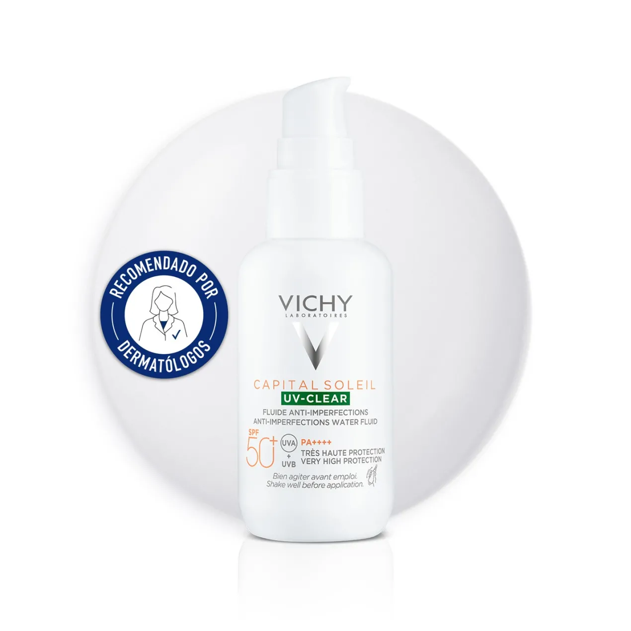 Capital Soleil UV Clear SPF50 Fluido Anti Imperfecciones