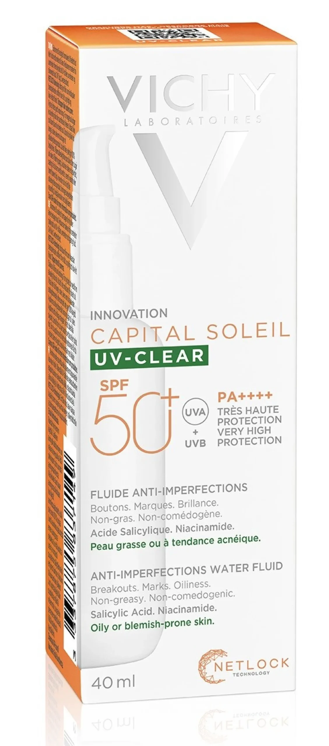 Capital Soleil UV Clear SPF50 Fluido Anti Imperfecciones