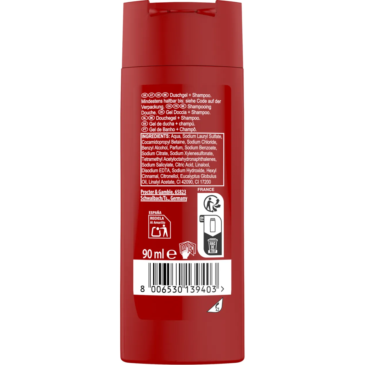 Captain Gel Ducha-Champú 3 en 1