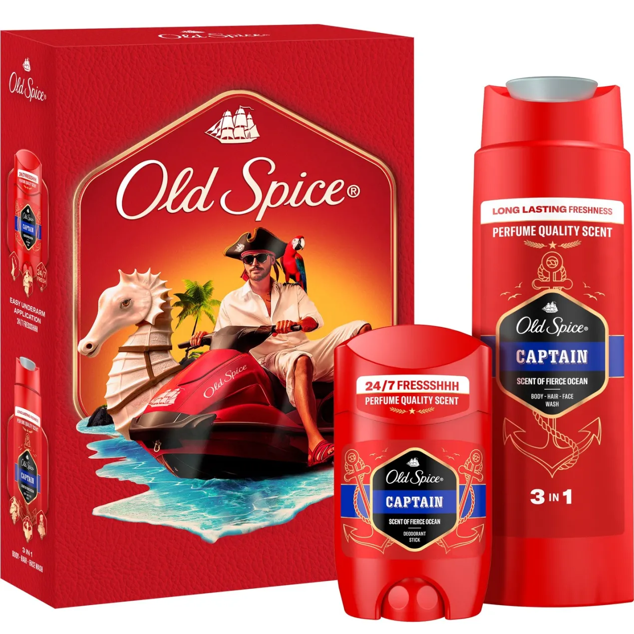 Captain Set De Regalo Para Hombre