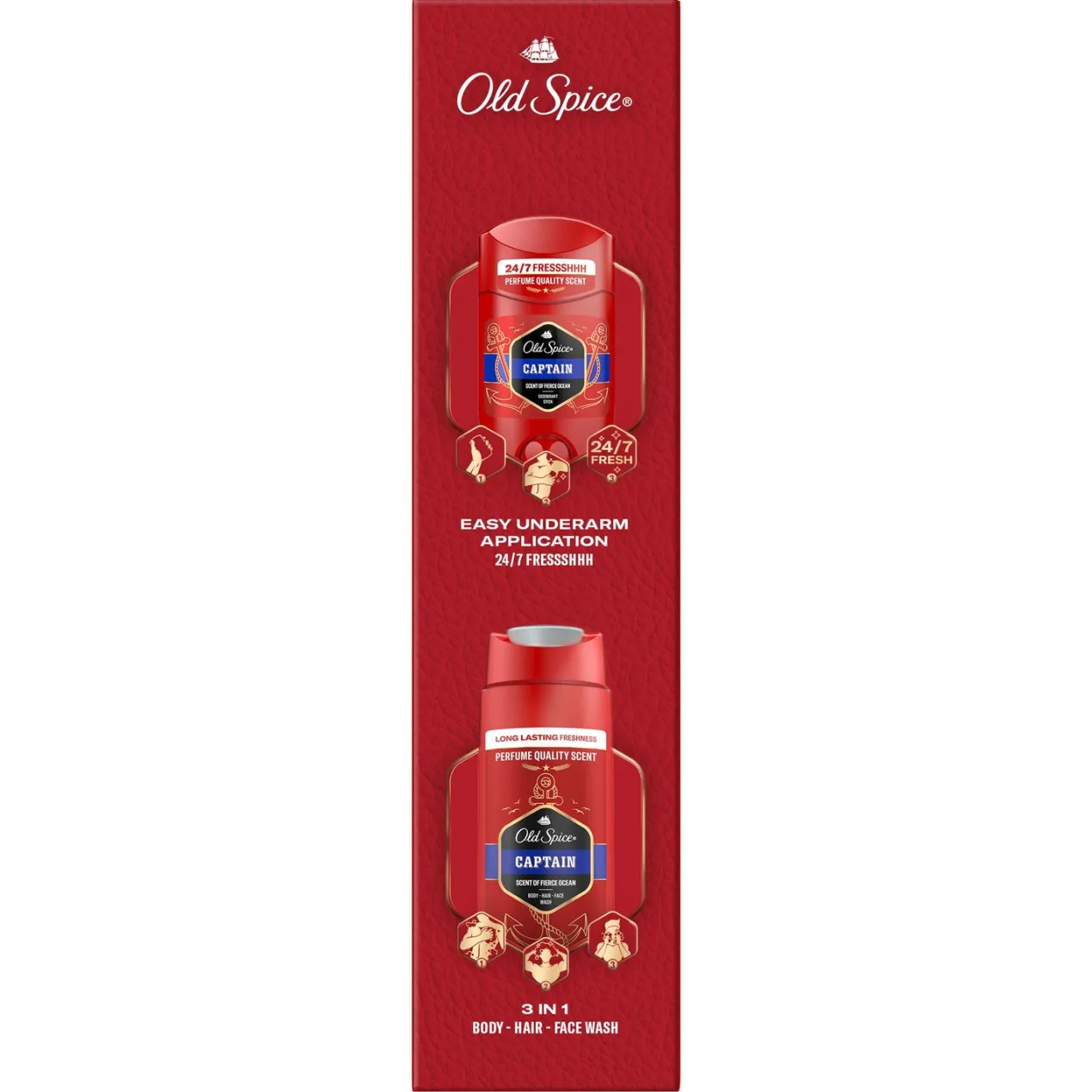 Captain Set De Regalo Para Hombre