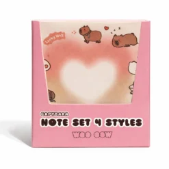 Capybara Note Set 4 Styles Notas de Papel