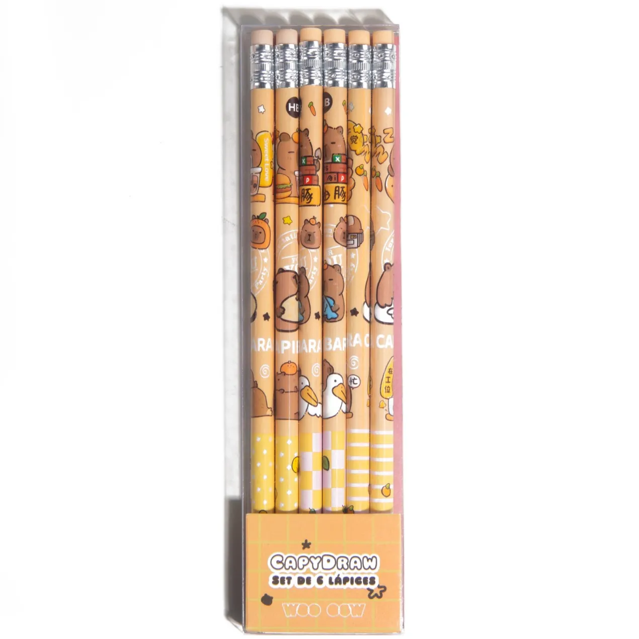 Capydraw Set de 6 Lápices