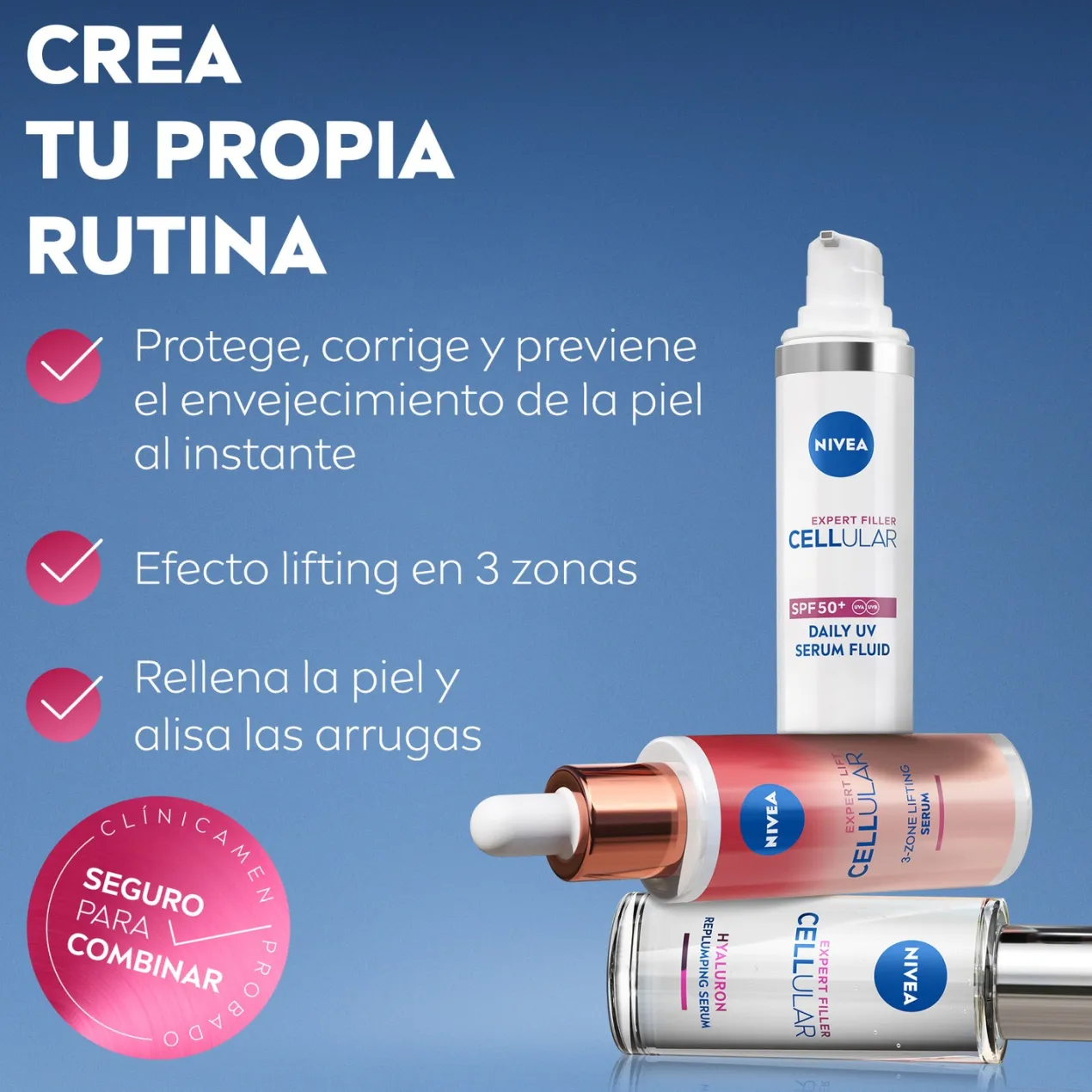 Celullar Expert Filler Sérum UV DIario SPF 50+