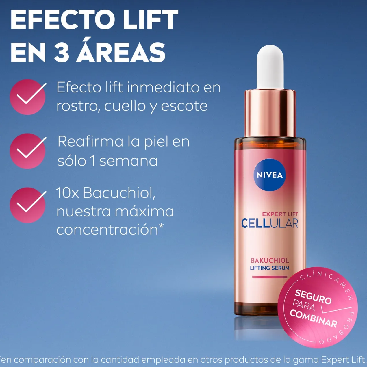 Celullar Expert Lift Serum Bakuchiol 3 Áreas