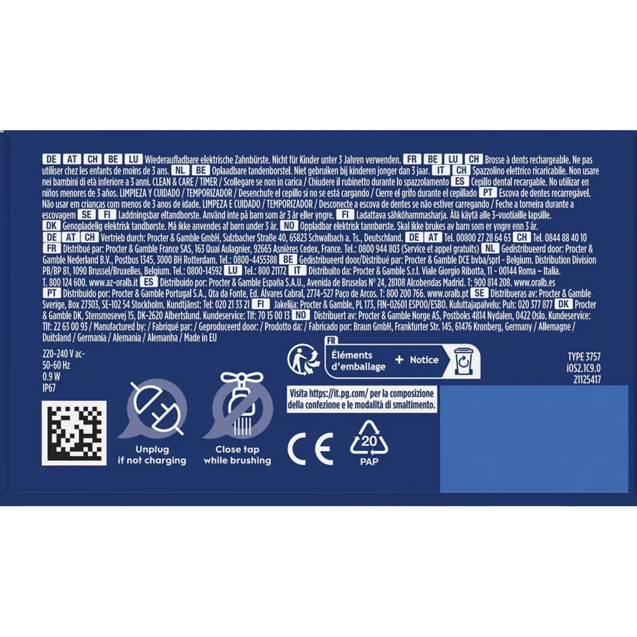 Cepillo Dental Eléctrico iO2