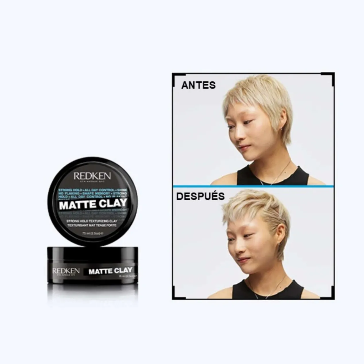 Cera de Peinado Matte Clay